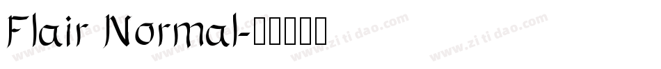 Flair Normal字体转换